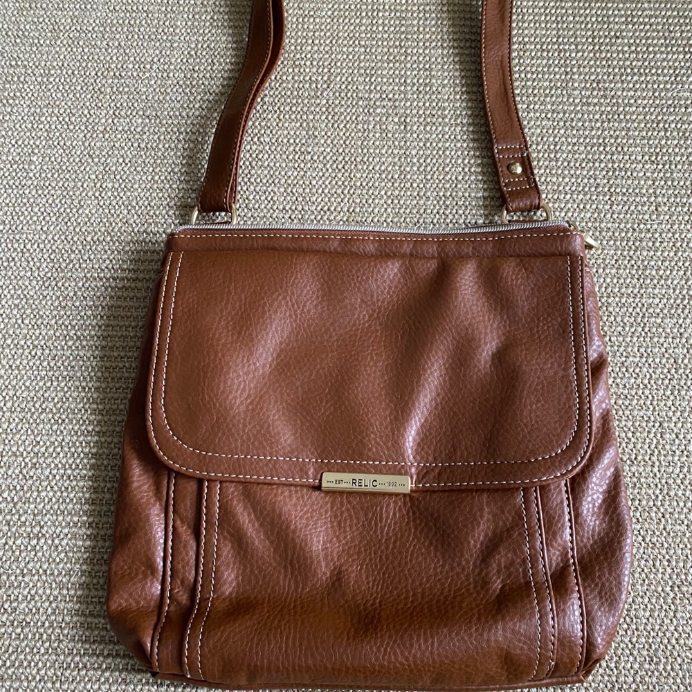Relic Brown Crossbody Purse
